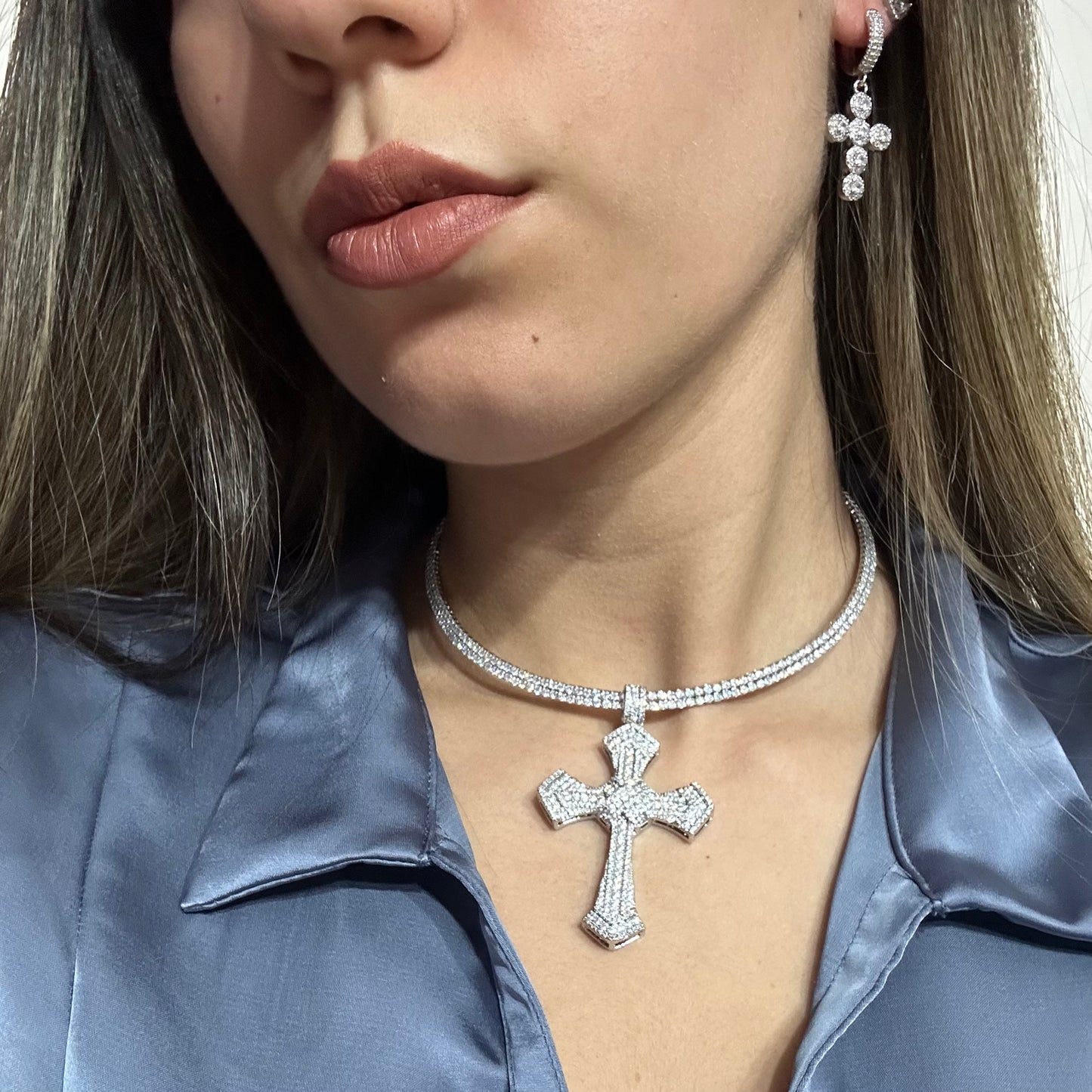 Collana Croce Maestosa - Aurea Accessori