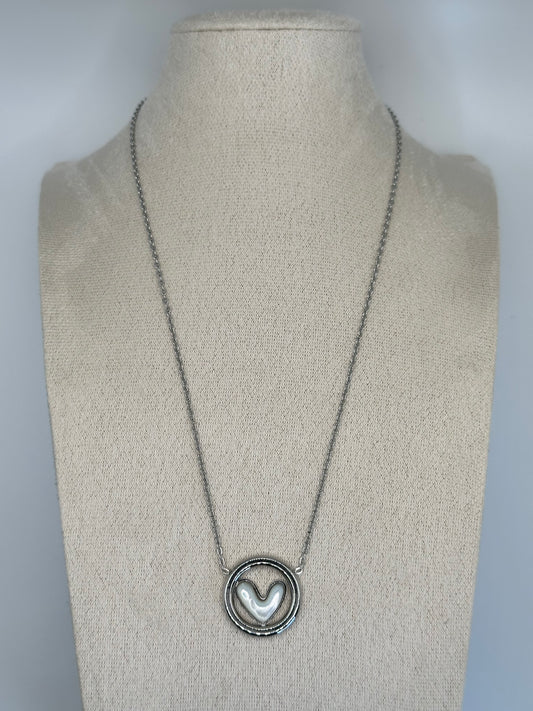 Collana Cuore madreperla - Aurea Accessori