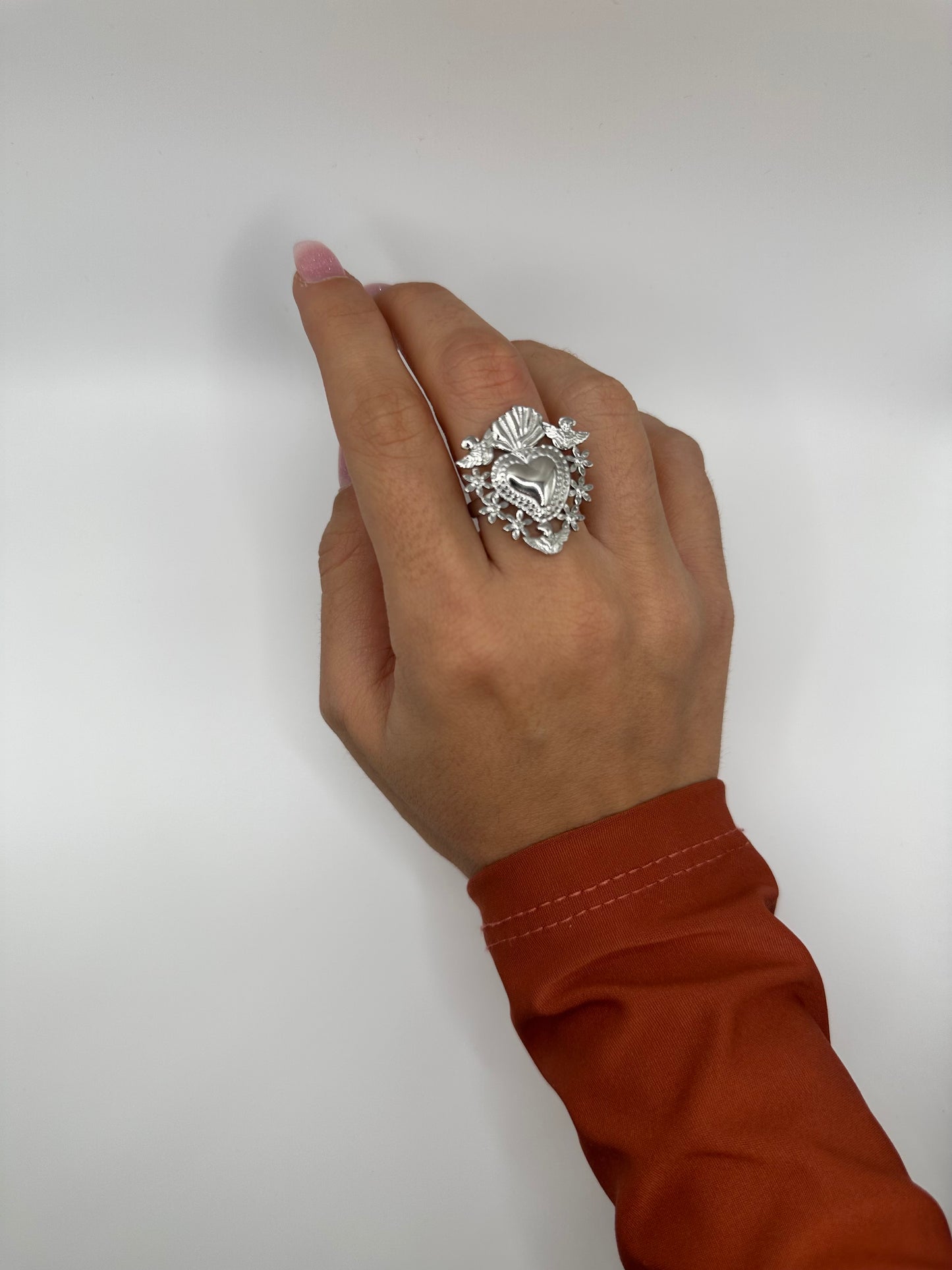 Anello Cuore Sacro - Aurea Accessori