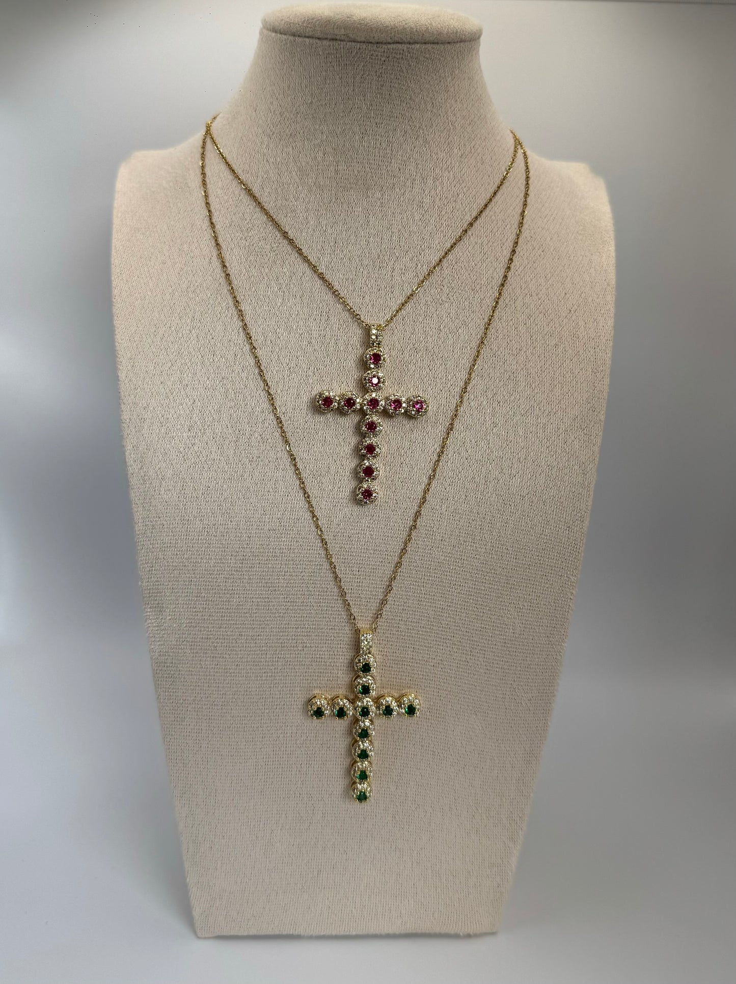 Collana Croce Strass - Aurea Accessori