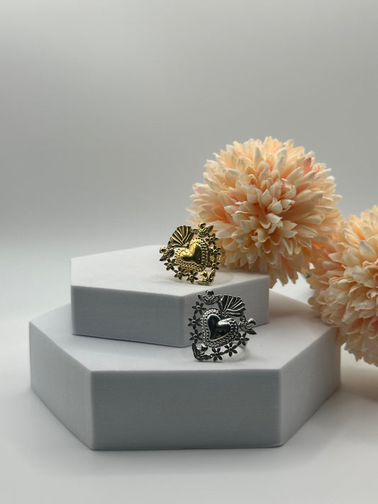Anello Cuore Sacro - Aurea Accessori