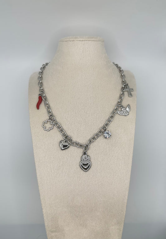 Collana Multi Charm - Aurea Accessori