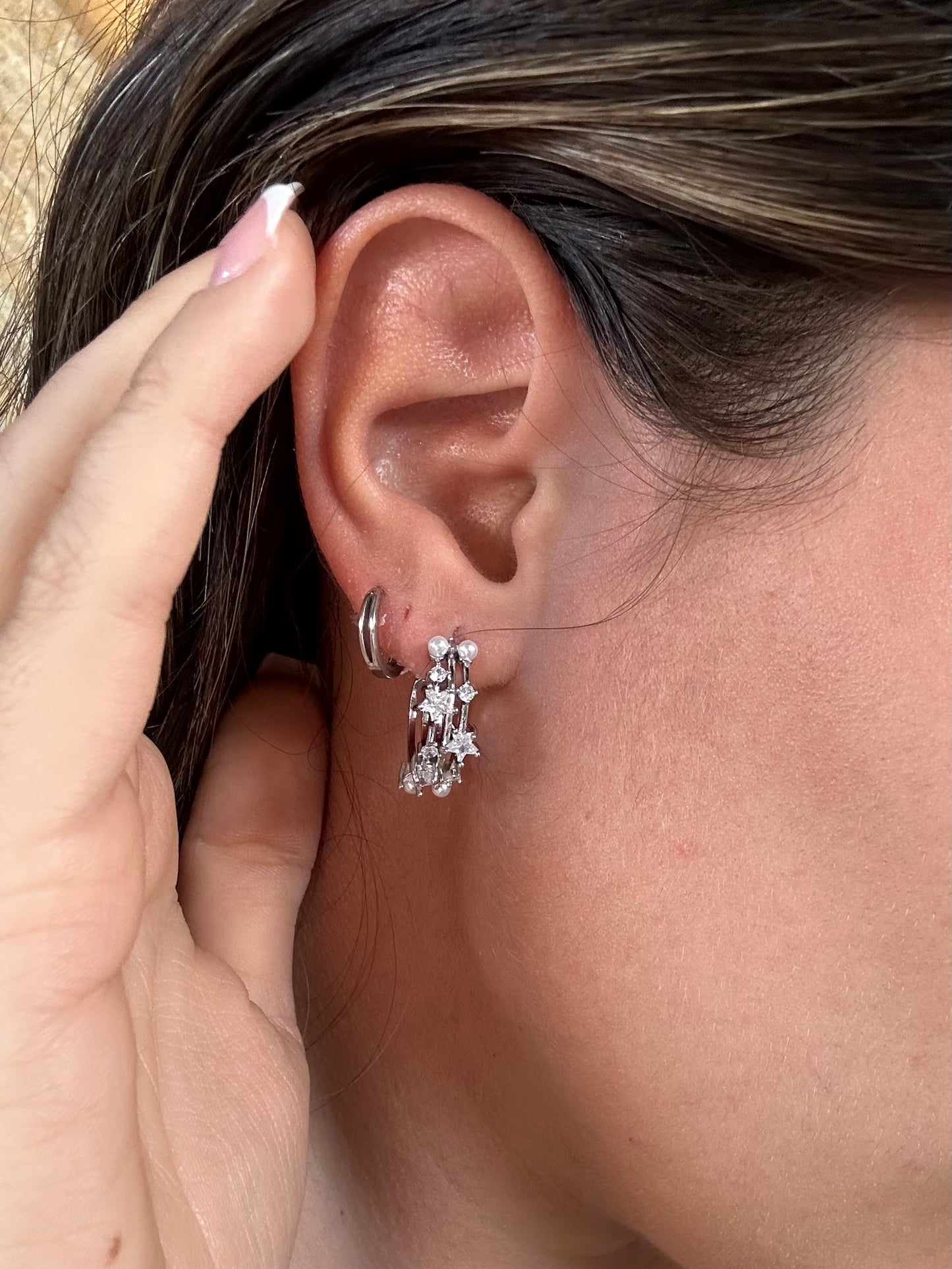 Orecchini Cerchi di stelle - Aurea Accessori