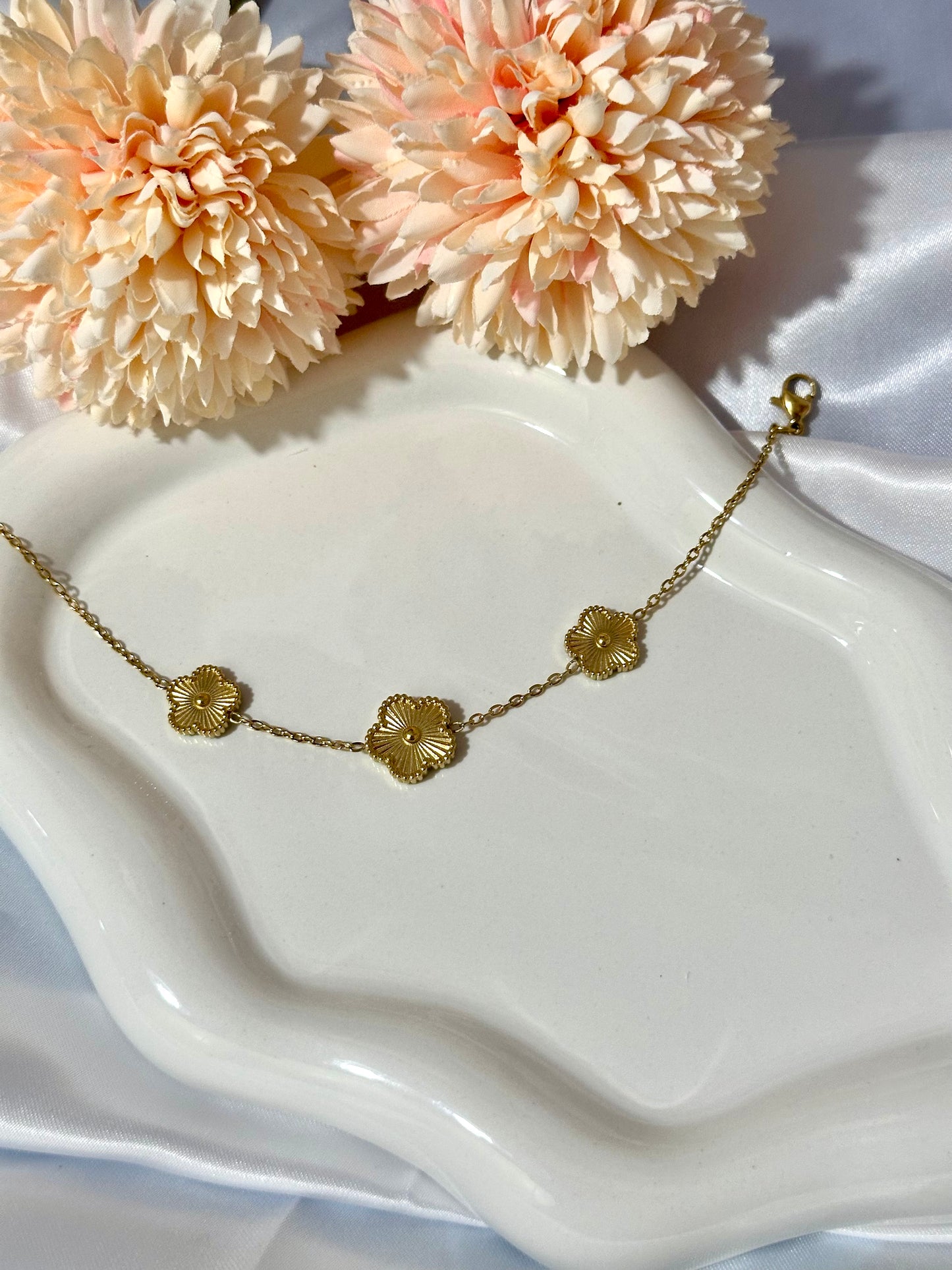 Bracciale Tris Di Fiori - Aurea Accessori