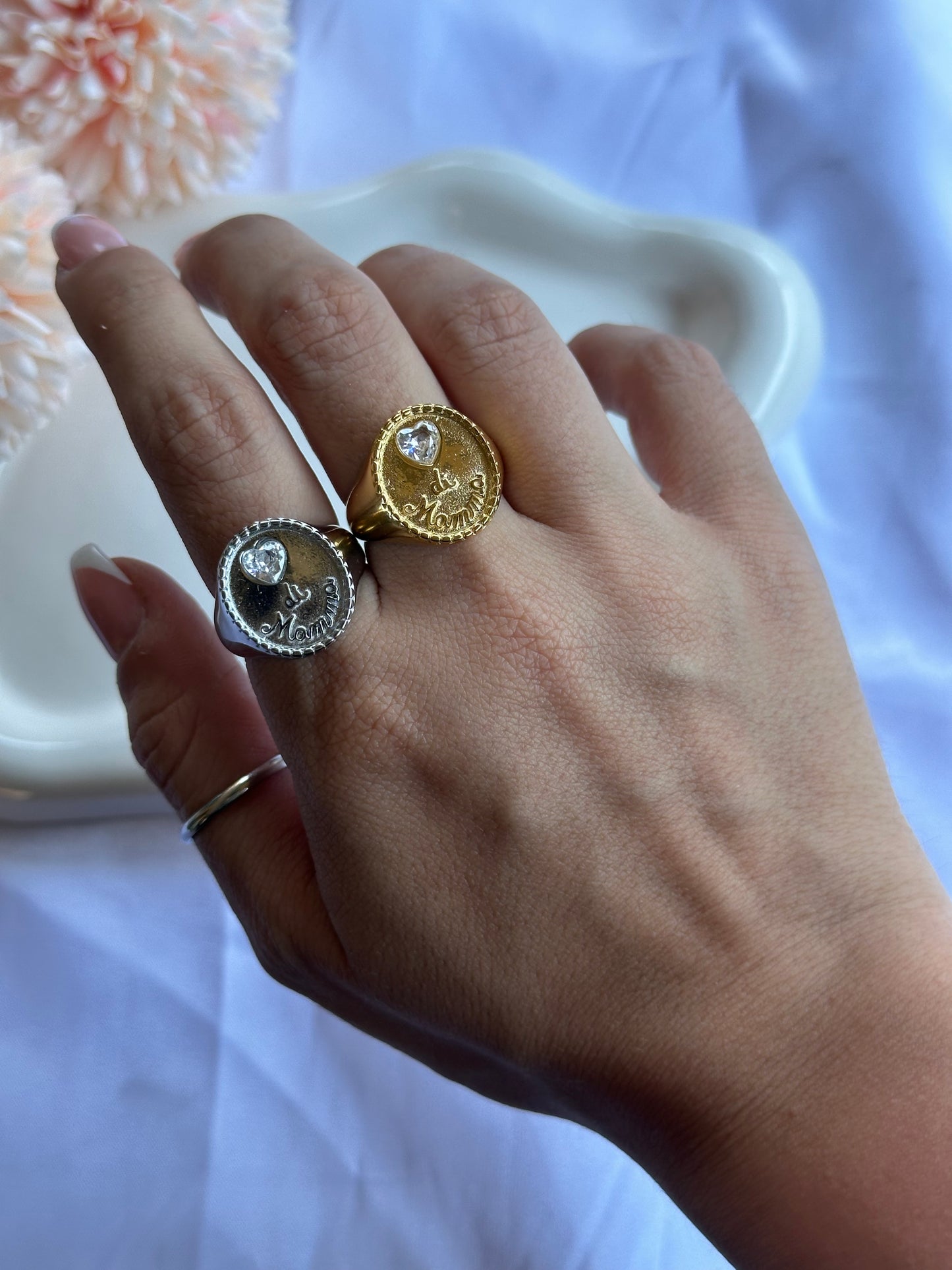 Anello Cuore di mamma - Aurea Accessori