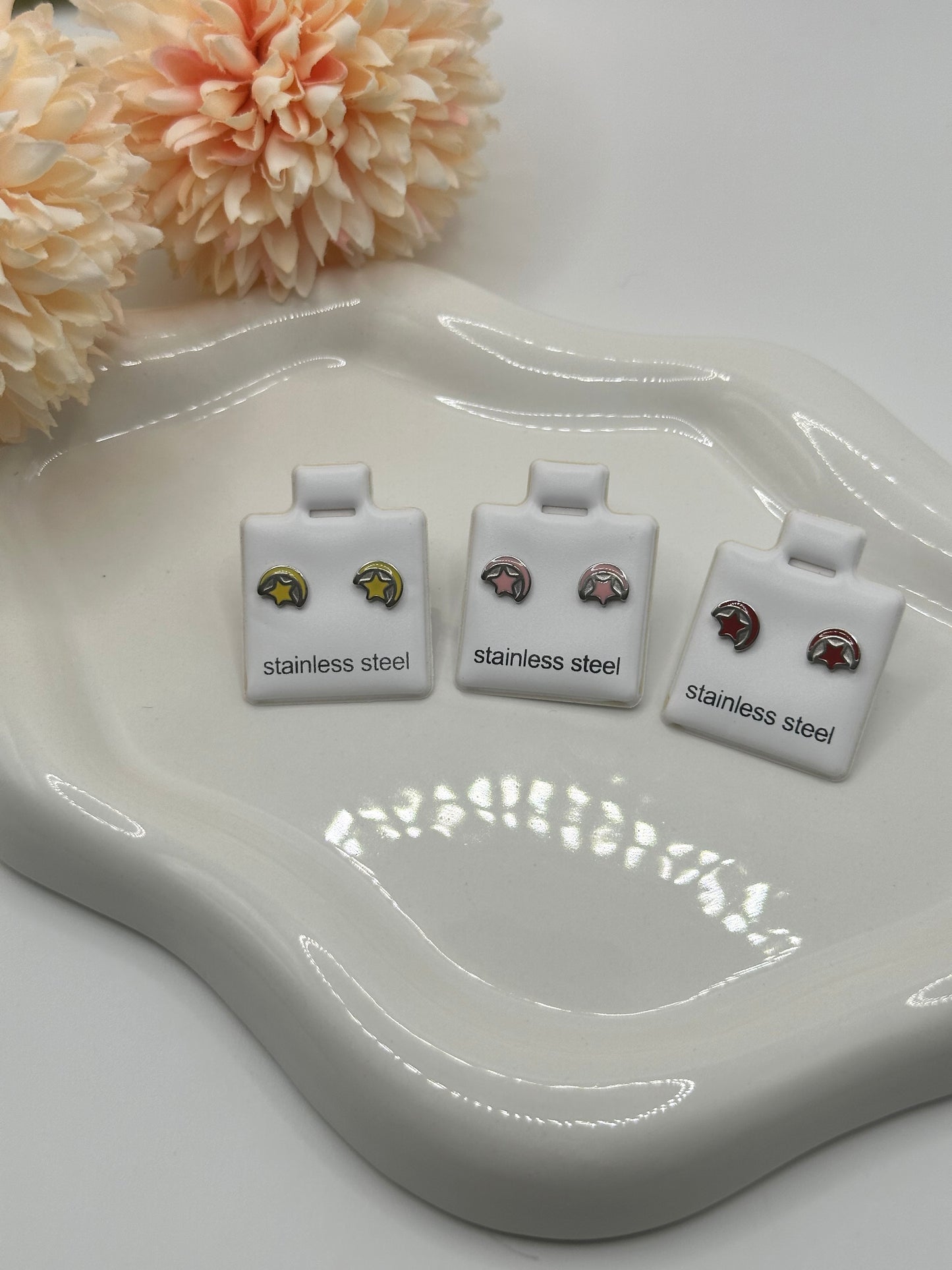 Orecchini Stella e Luna - Aurea Accessori