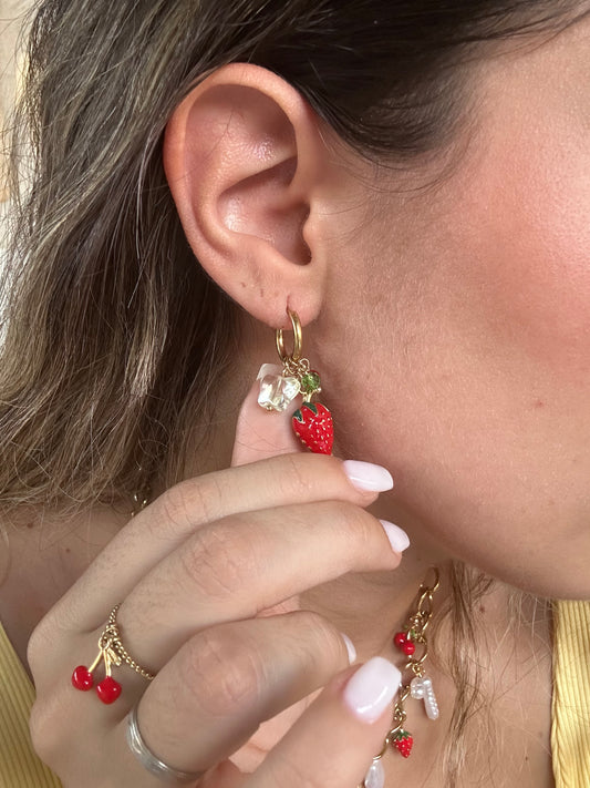 Orecchini Strawberry - Aurea Accessori