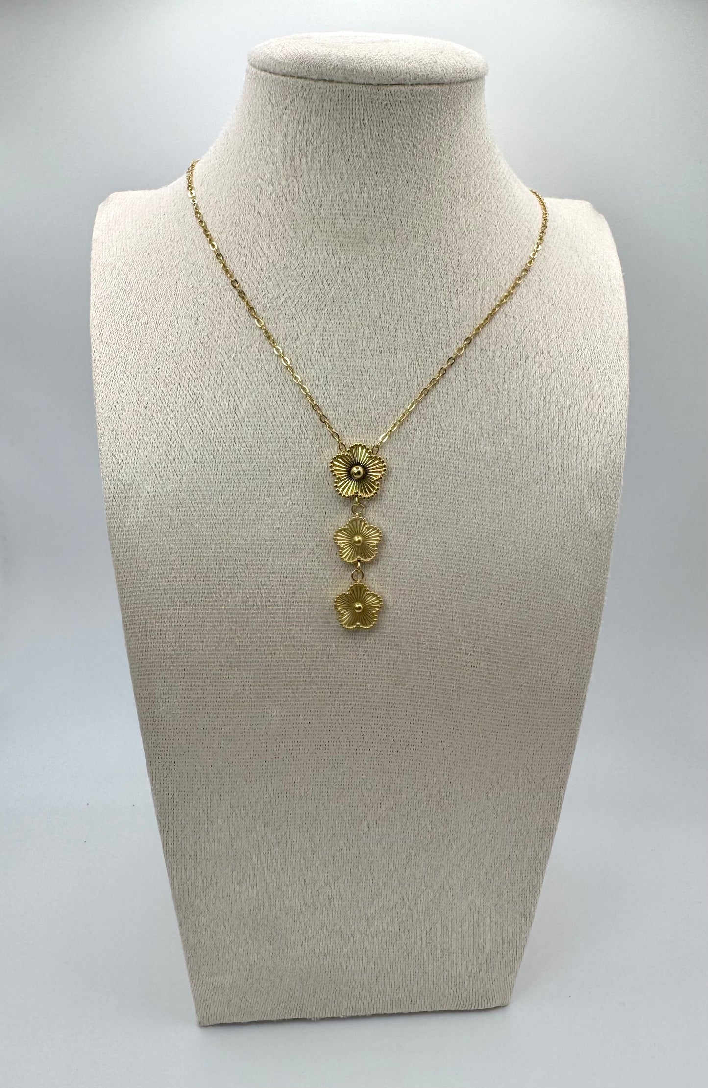 Collana Tris Di Fiori - Aurea Accessori