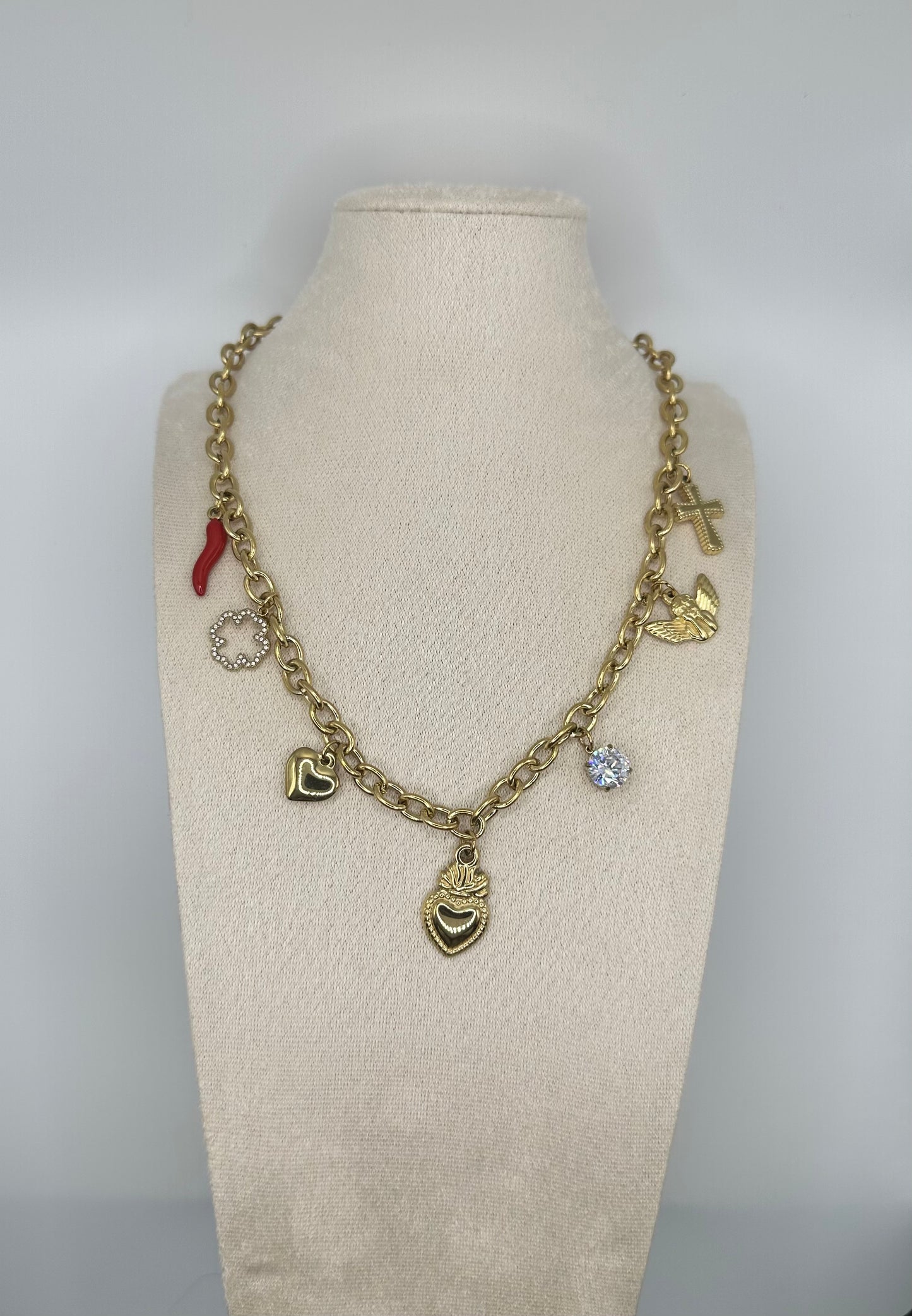 Collana Multi Charm - Aurea Accessori