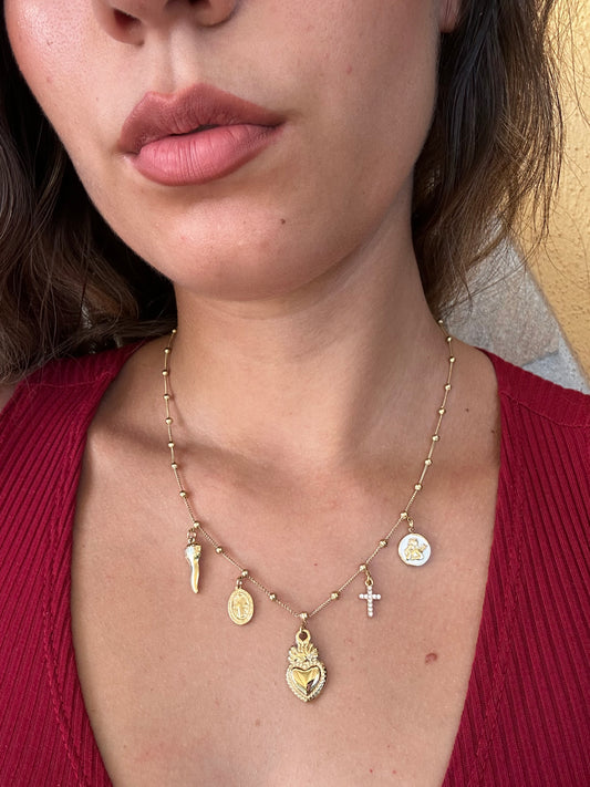 Collana Cuore Sacro - Aurea Accessori