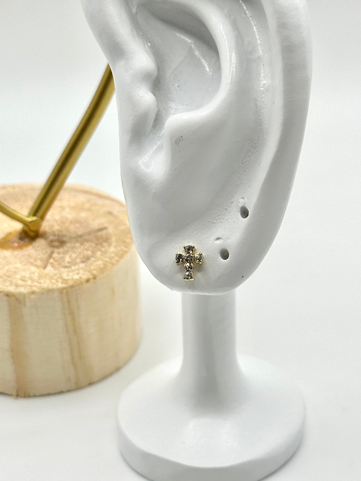 Orecchini Mini Crocetta - Aurea Accessori