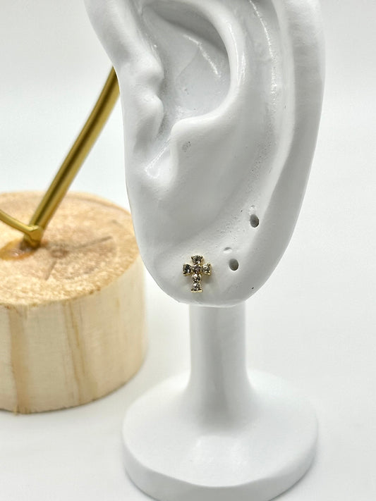 Orecchini Mini Crocetta - Aurea Accessori