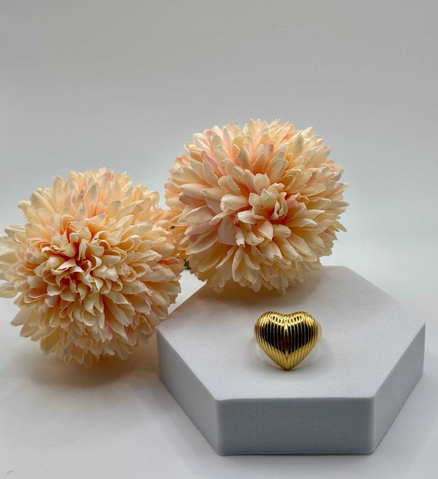 Anello Cuore Bombato - Aurea Accessori