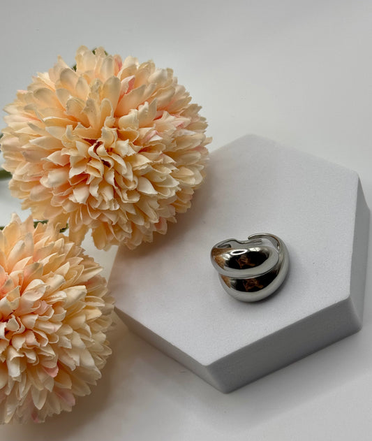 Anello Doppia Fascia Bombata - Aurea Accessori