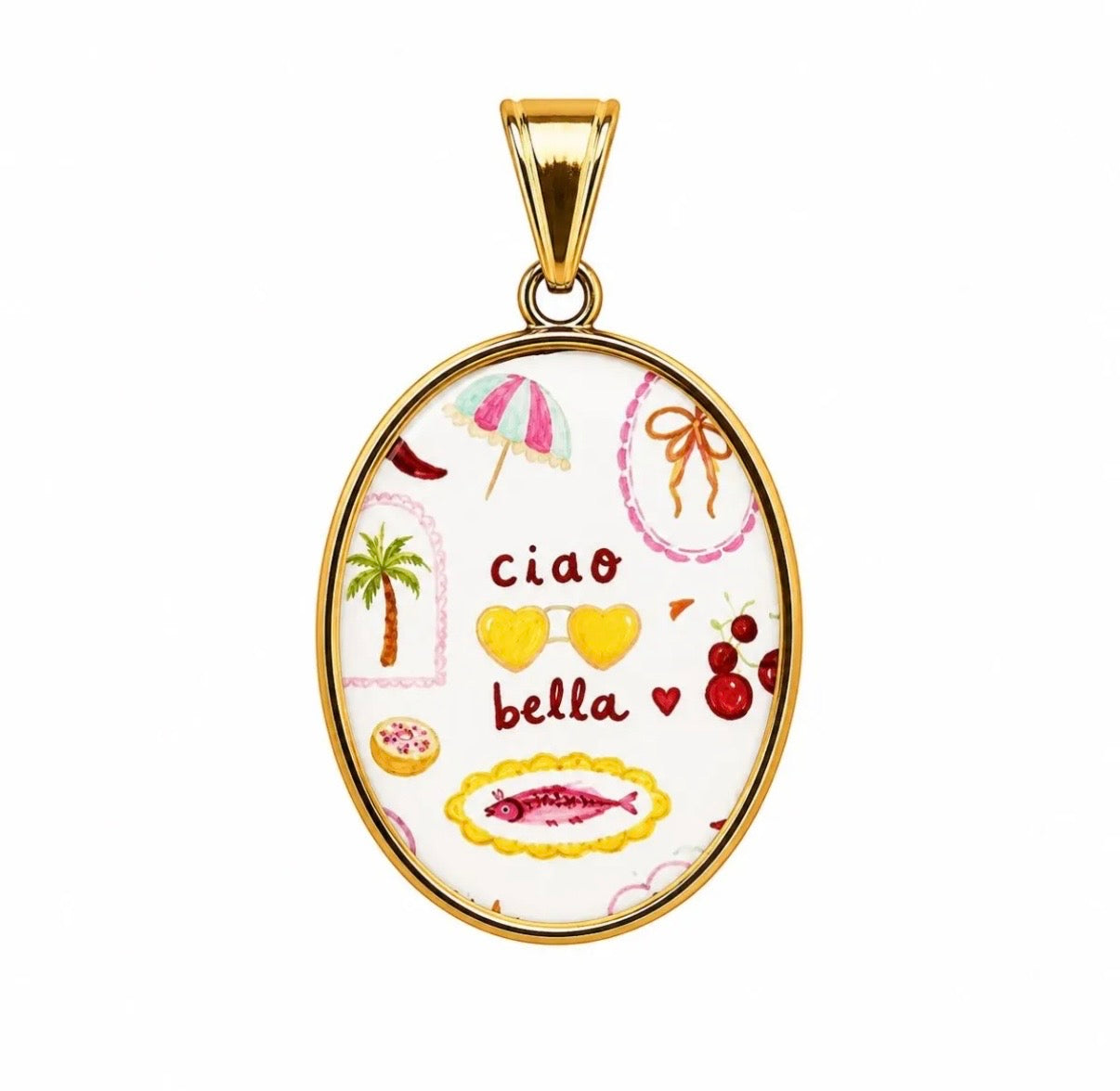 Ciondolo “Ciao bella” - Aurea Accessori