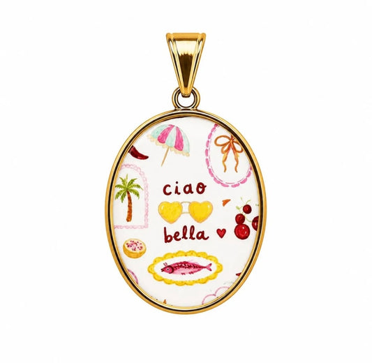 Ciondolo “Ciao bella” - Aurea Accessori