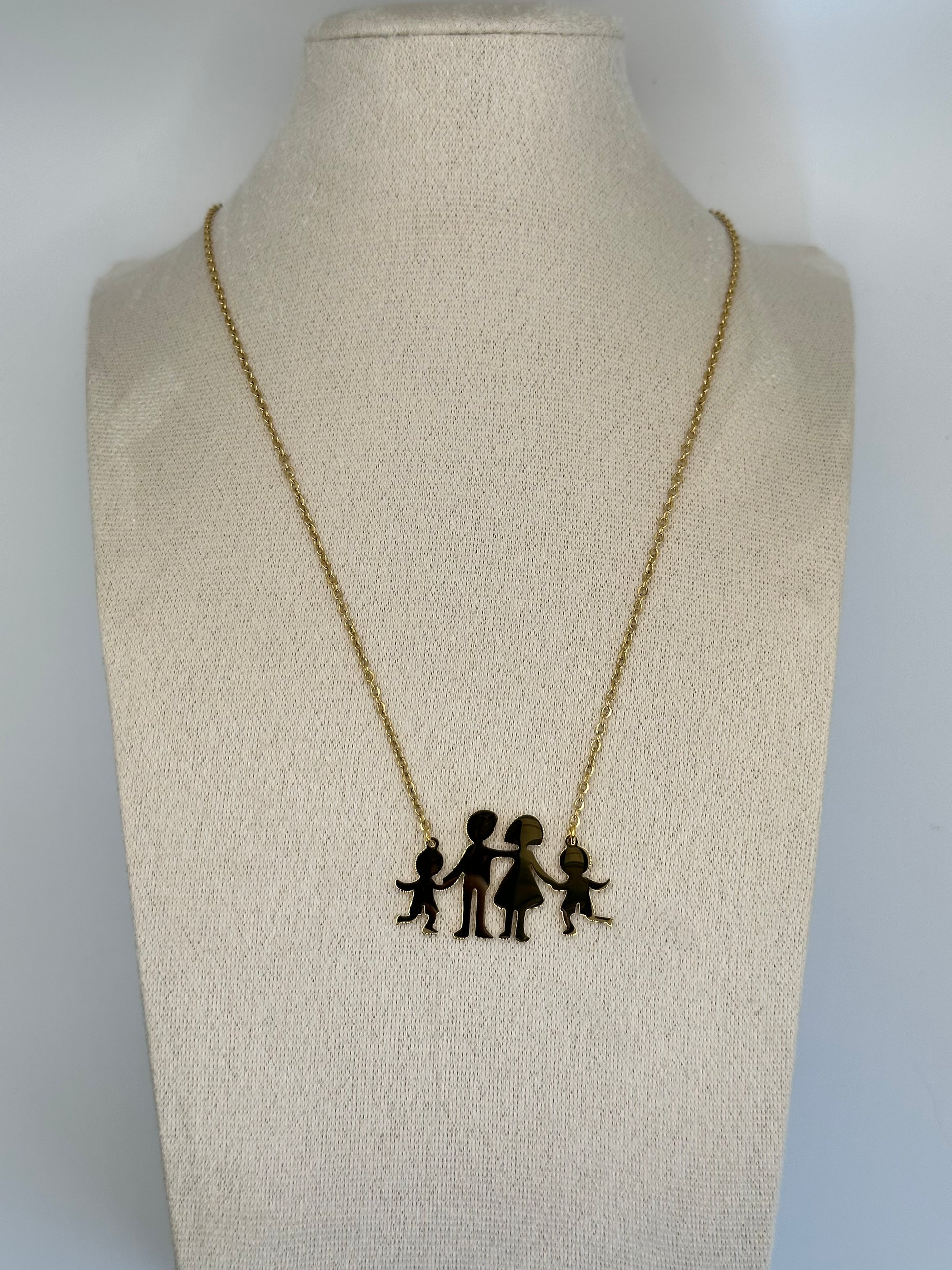 Collana Family due bimbi - Aurea Accessori