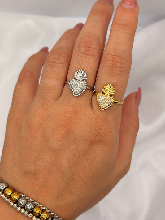 Anello Sacred Heart Glow