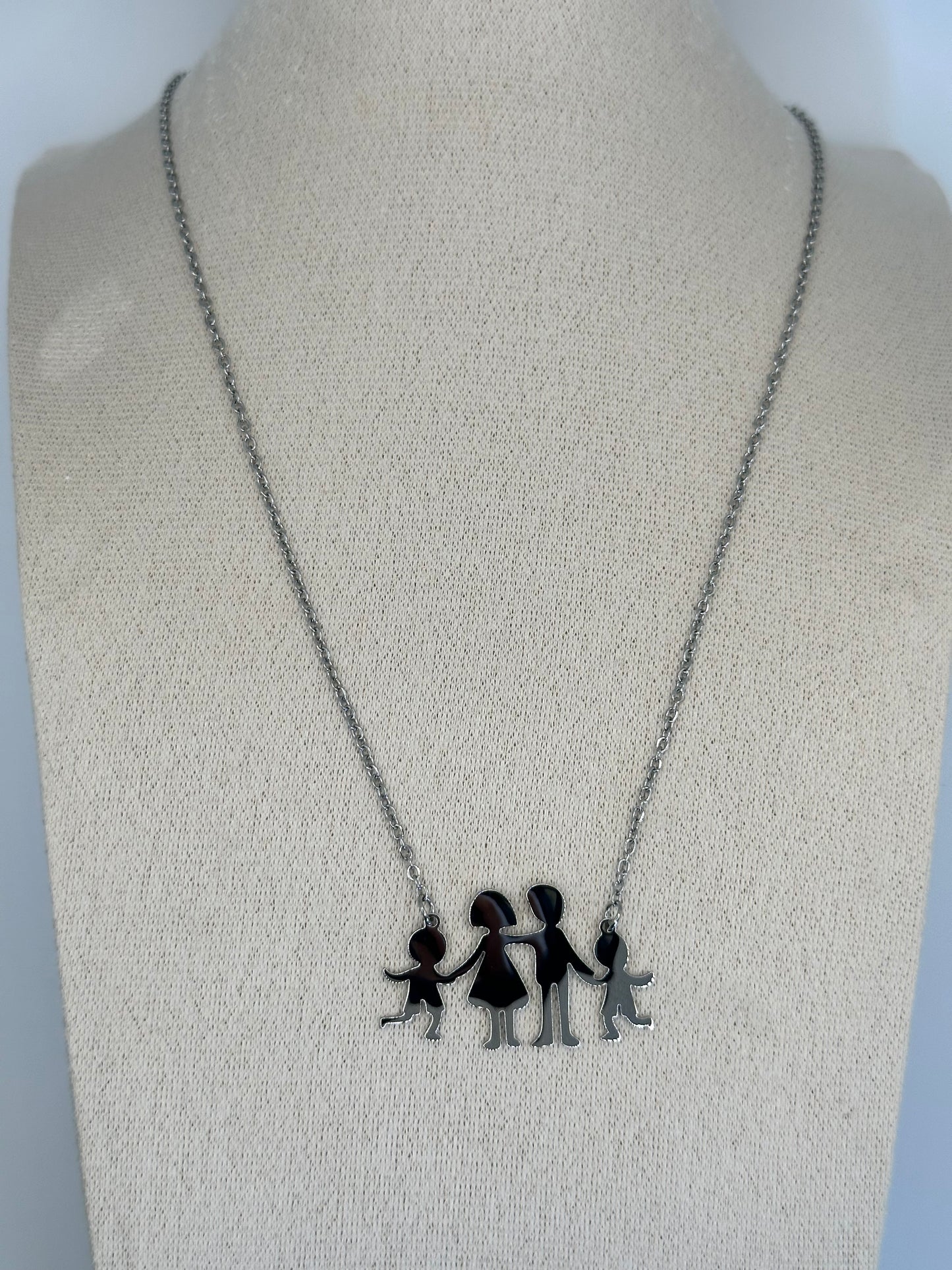 Collana Family due bimbi - Aurea Accessori