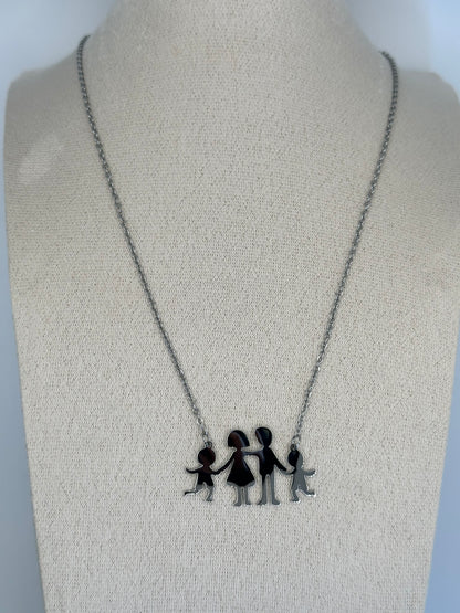 Collana Family due bimbi - Aurea Accessori