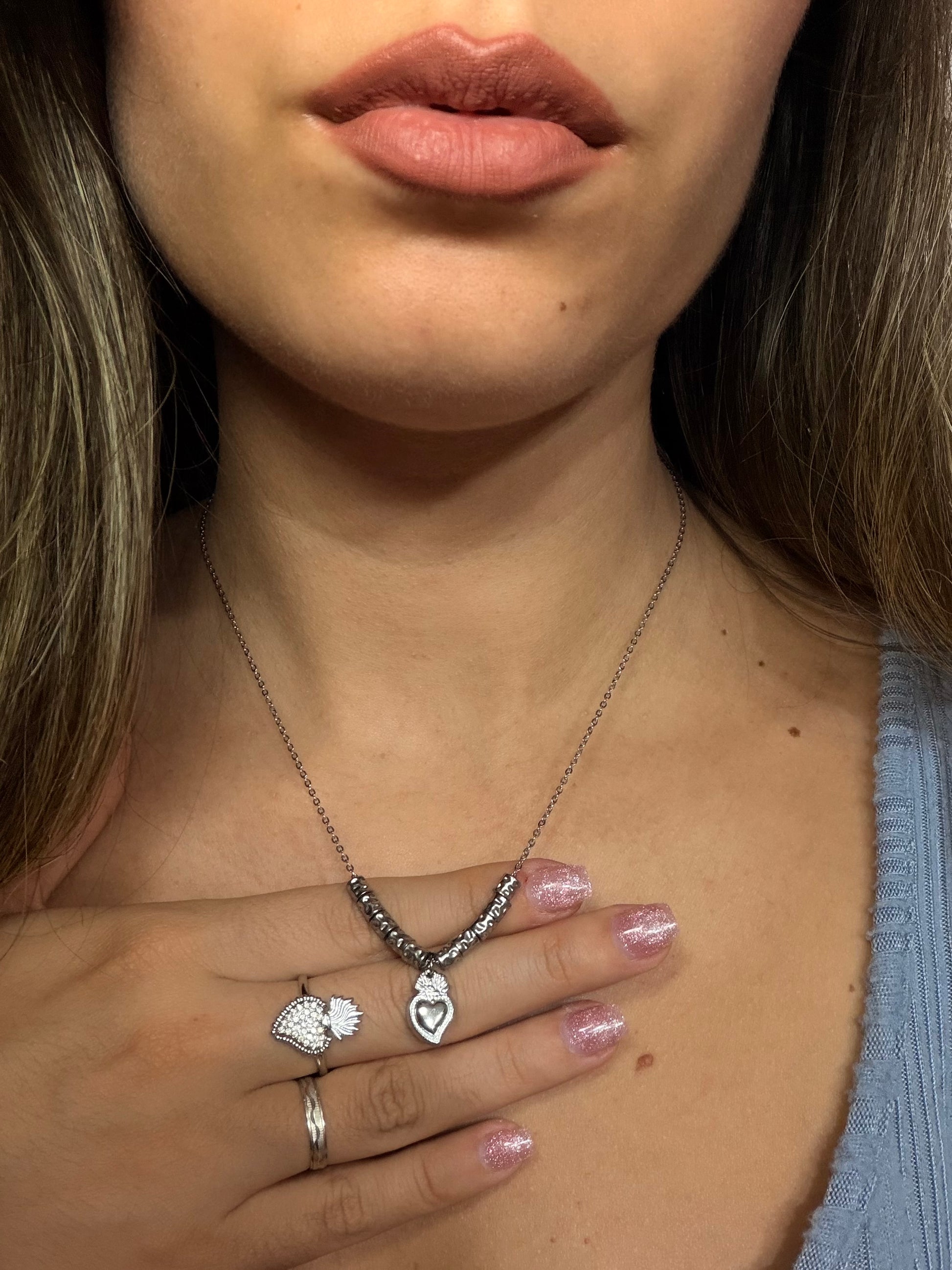 Collana Heart Charm - Aurea Accessori