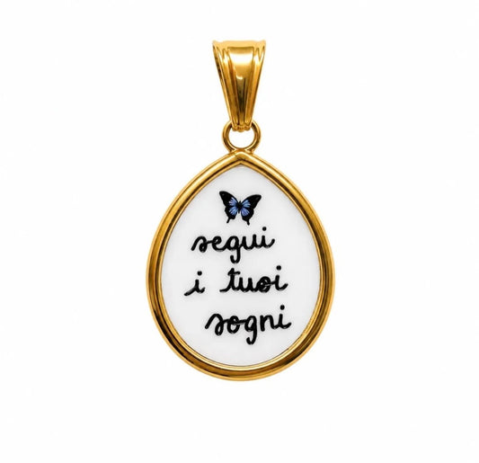 Ciondolo “Segui i tuoi sogni” - Aurea Accessori