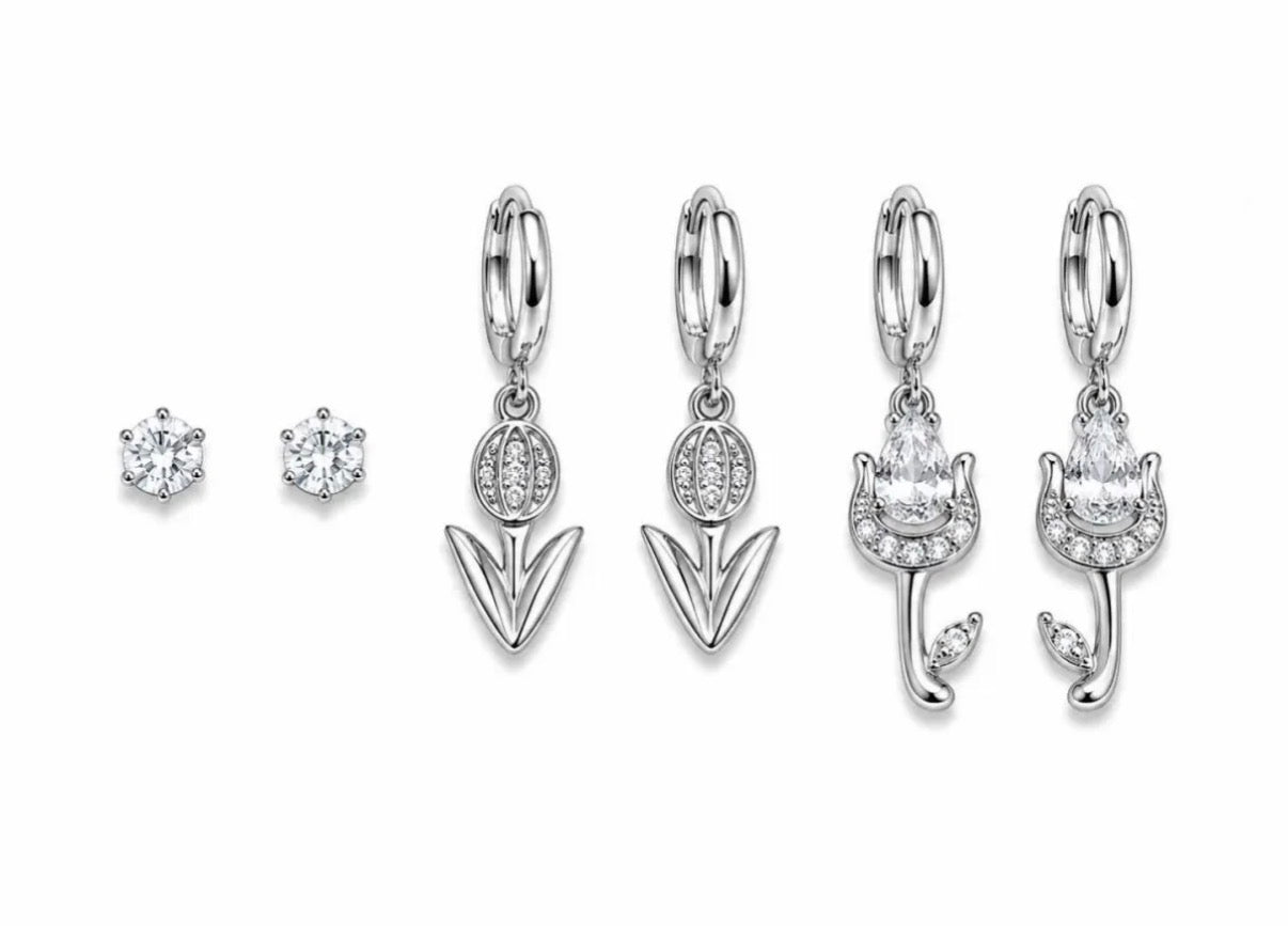 Set orecchini Tulipani