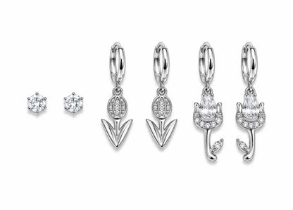 Set orecchini Tulipani