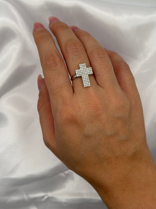 Anello Croce Big - Aurea Accessori