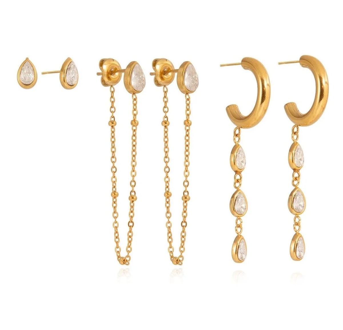 Set orecchini Goccia