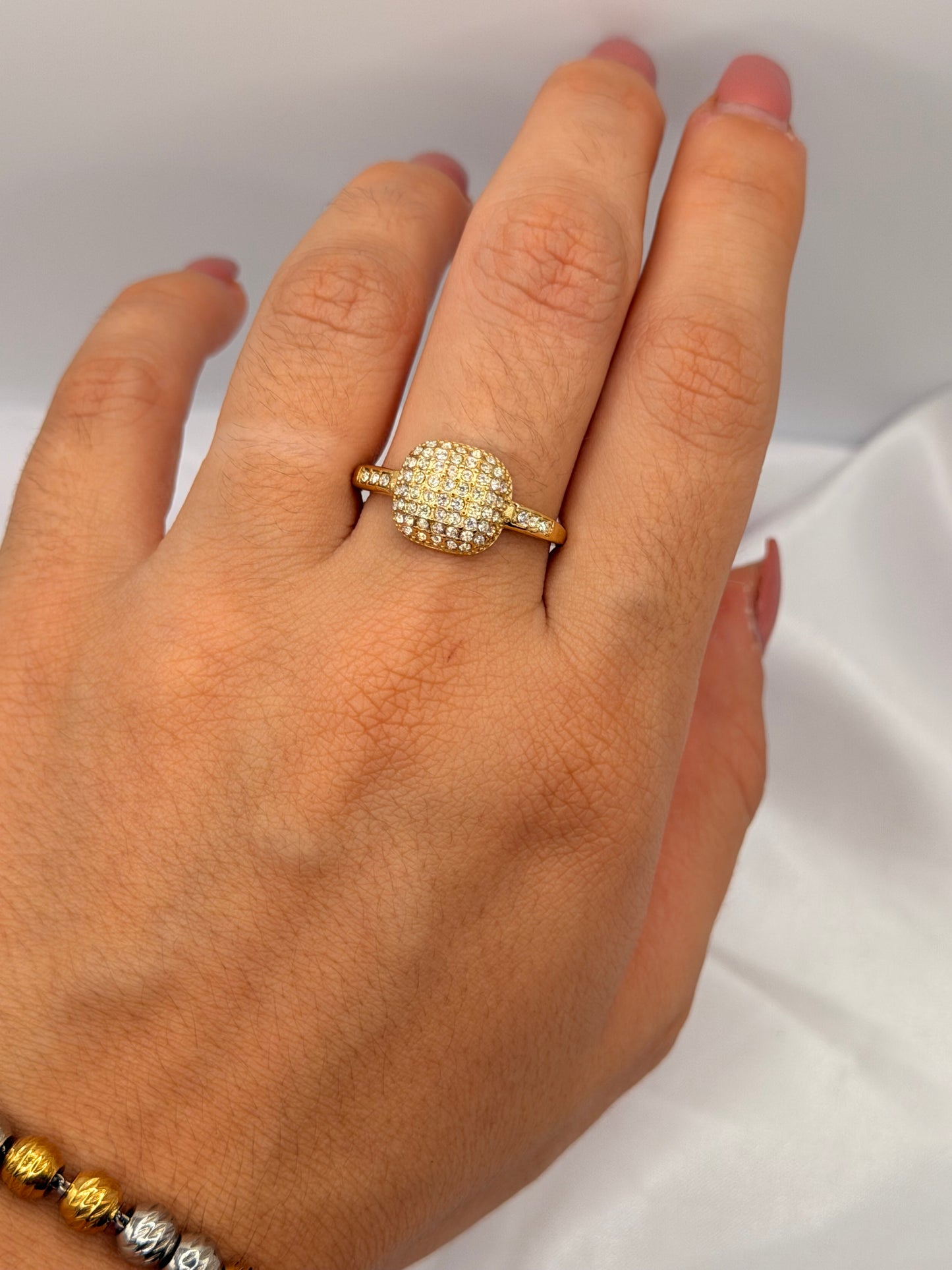 Anello Shimmer Block - Aurea Accessori