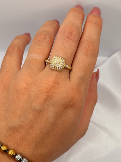 Anello Shimmer Block - Aurea Accessori