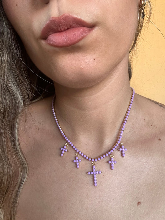 Collana Croci di Luce - Aurea Accessori