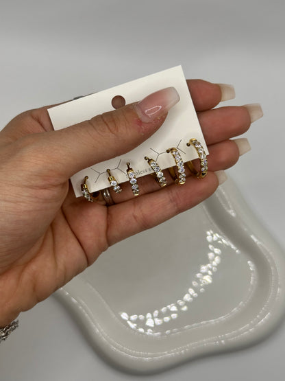 Set Orecchini Mini Hoop - Aurea Accessori