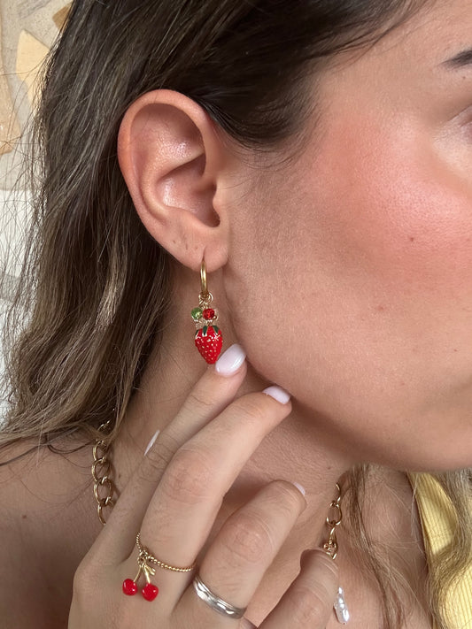 Orecchini Strawberry - Aurea Accessori