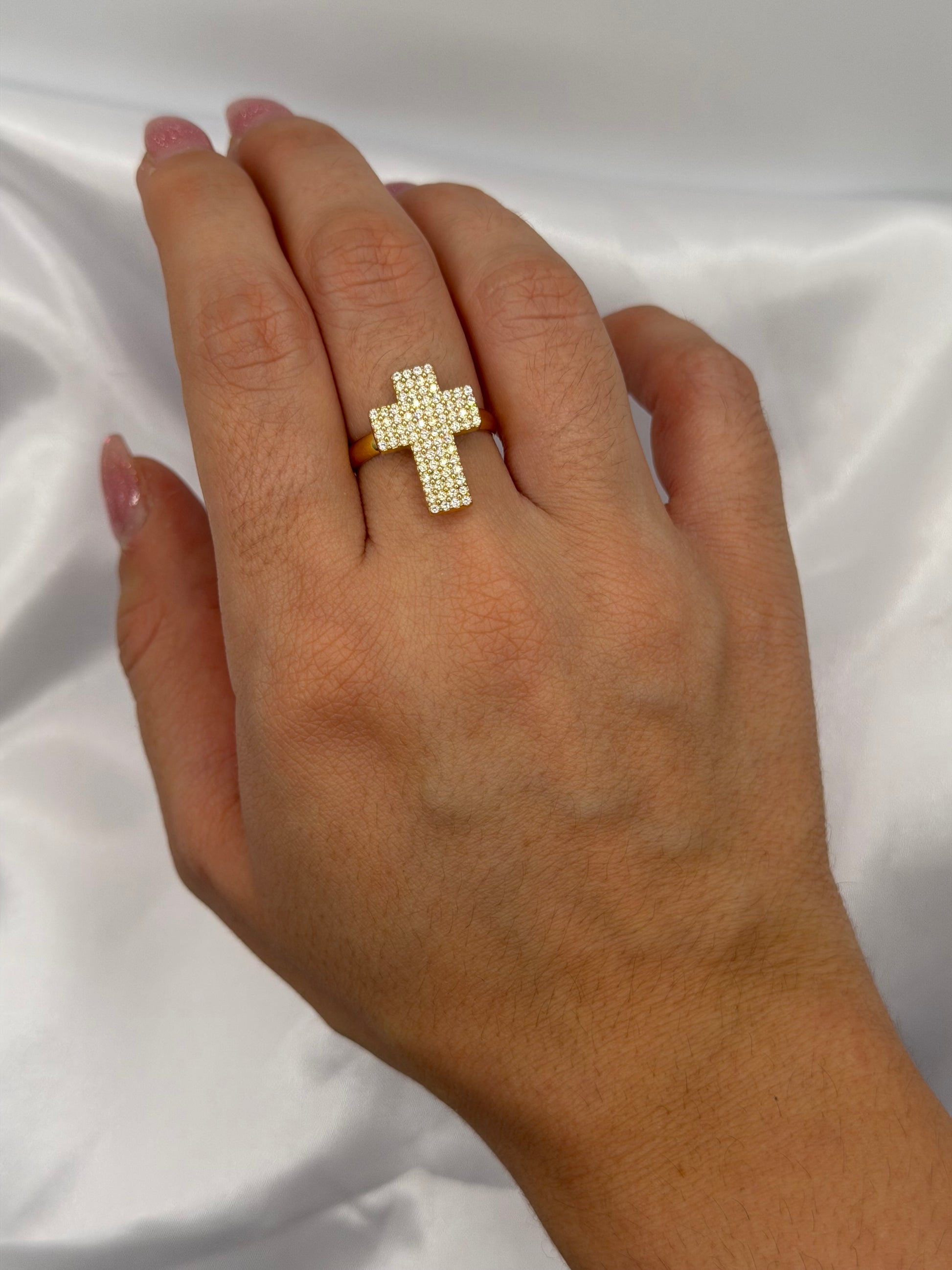 Anello Croce Big - Aurea Accessori
