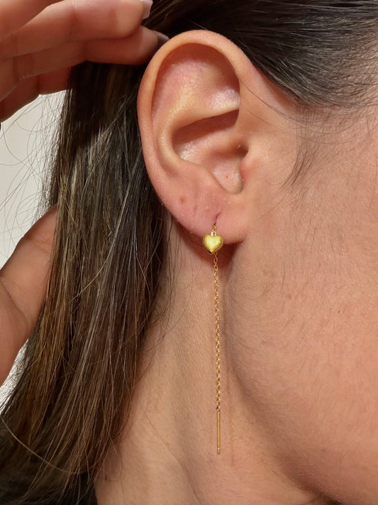 Orecchini Saliscendi Heart