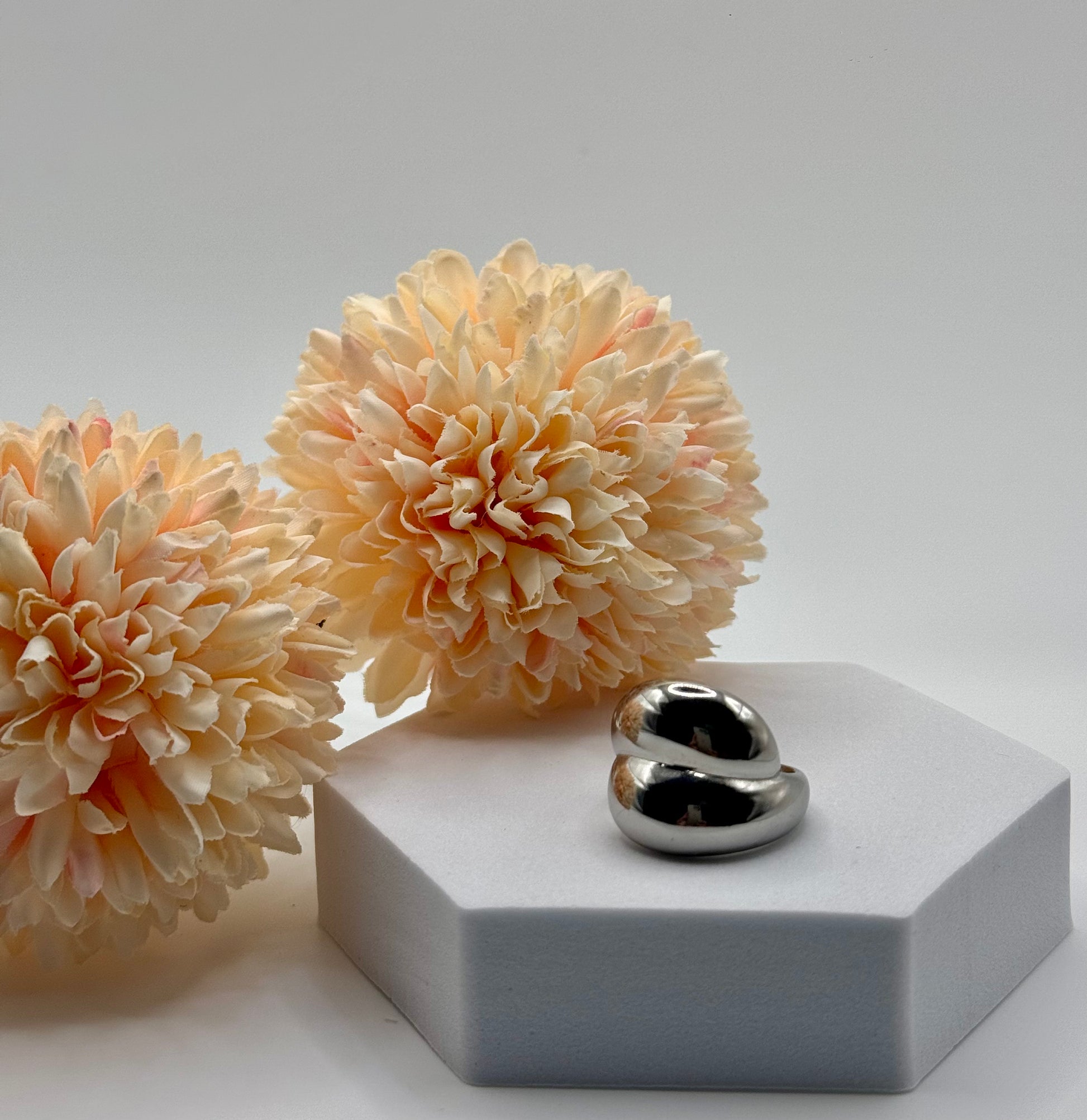 Anello Doppia Fascia Bombata - Aurea Accessori